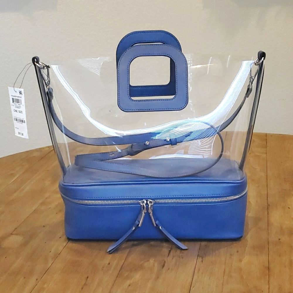 International Concepts transparent bag.